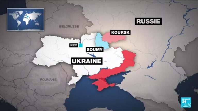 Attaque de drones ukrainiens contre la région de Koursk lors d’une visite de Poutine