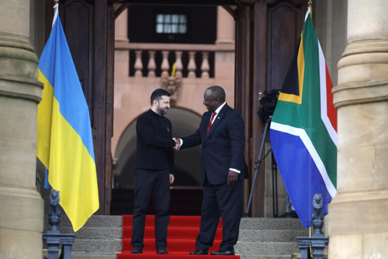 Afrique du Sud : Le Président Zelensky débarque malgré les accusations
