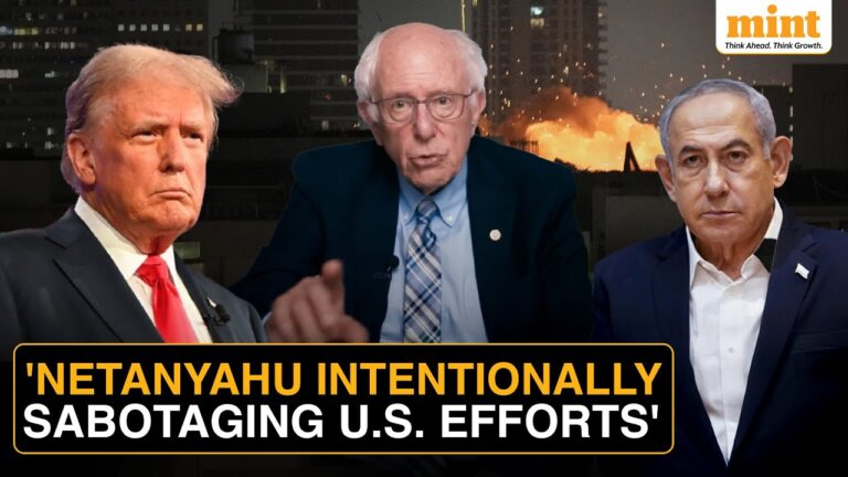 Bernie Sanders révèle une vérité choquante sur les agissements de Netanyahu et Trump