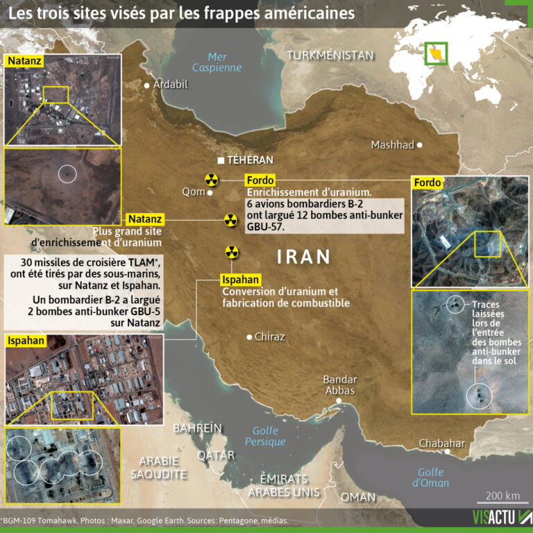 Iran : Les frappes américaines n’ont pas détruit les réserves d’uranium iranien
