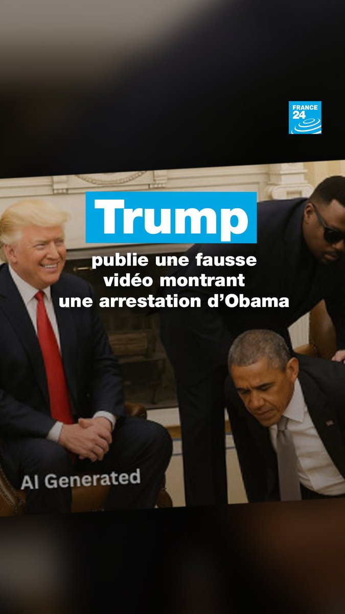 Trump publie des mèmes provocateurs sur l’arrestation d’Obama !