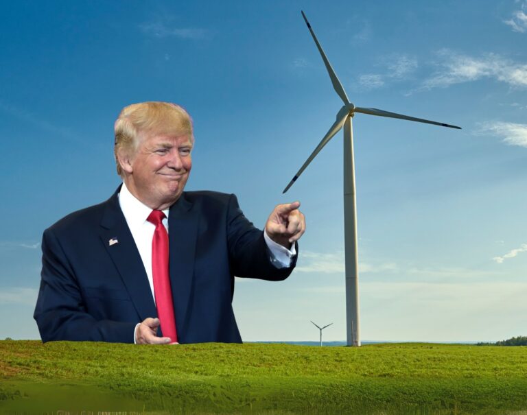 Trump dénonce la politique européenne et appelle à l’arrêt des éoliennes