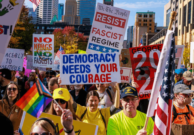 Les médias américains dénoncés pour falsification d&rsquo;images lors des manifestations No Kings