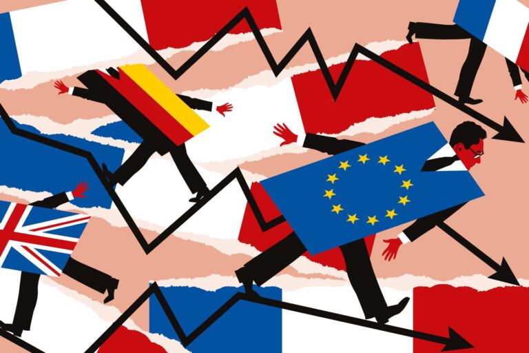 La crise européenne s&rsquo;aggrave : l&rsquo;économie française en déclin et la diplomatie européenne à genoux